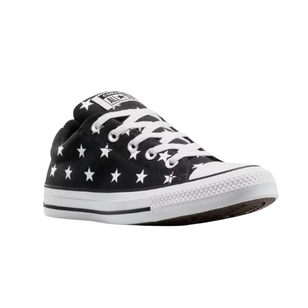 Converse CTAS Street Star Pattern Oxfords Women Size 10  Stars A17173F Black NWT - Picture 4 of 6